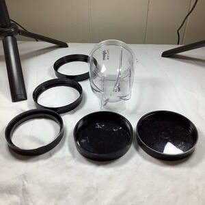 Magic Bullet Blender Cups & Lids Parts Lot